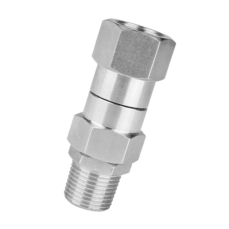 1 PCS High Pressure Washer Swivel Joint 3/8 Inch Pressure Washer Hose Fittings 360 Degree Rotation Connector