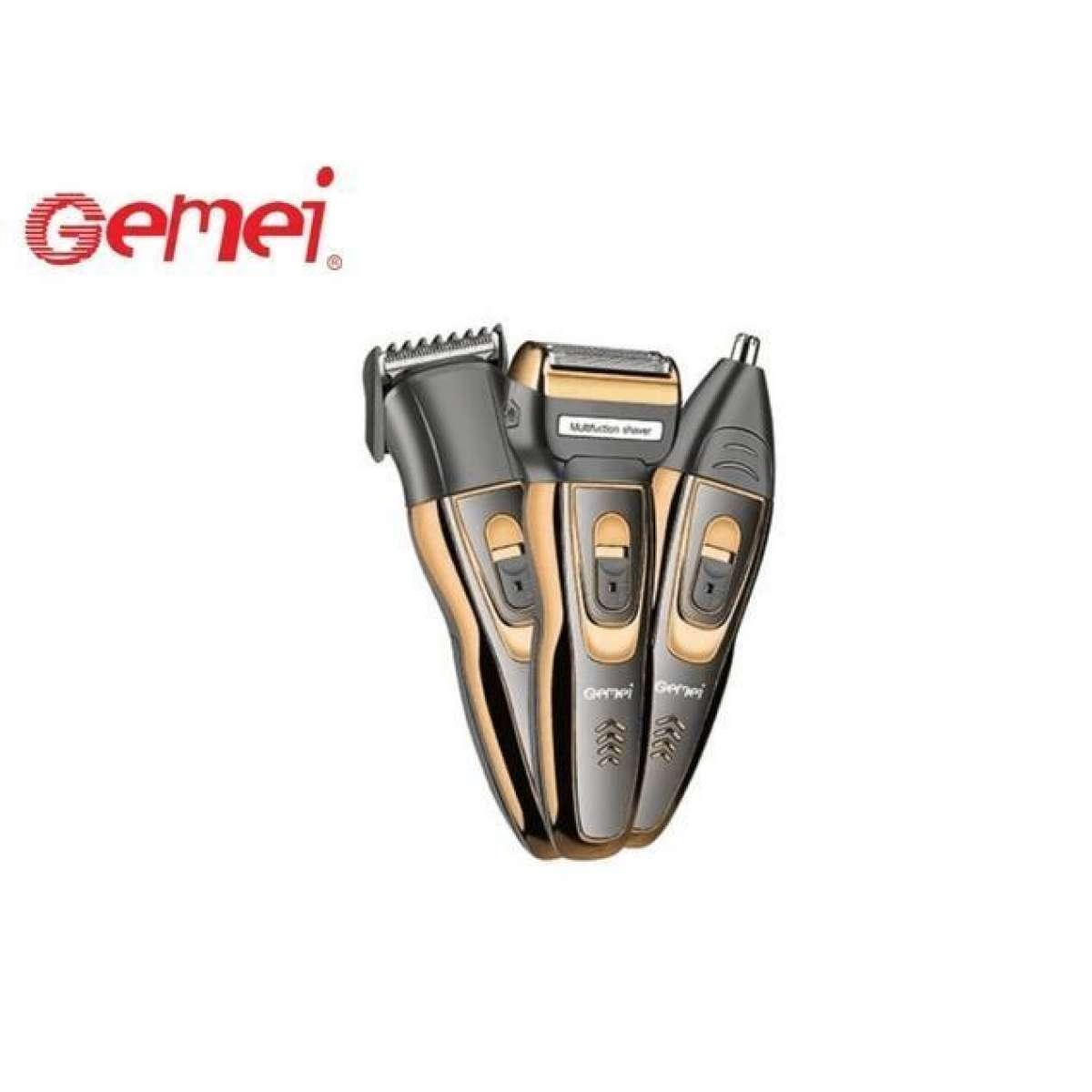 Gemei Black Hair Trimmer And Shaver - Gm-6050