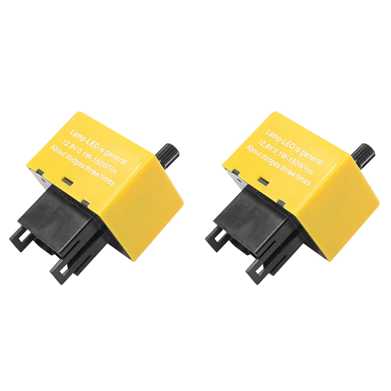 JINMY 2X 8-Pin 81980-50030 Speed Adjustable Electronic LED Flasher Assy Relay Fix for LED Turn Signal Light Bulbs