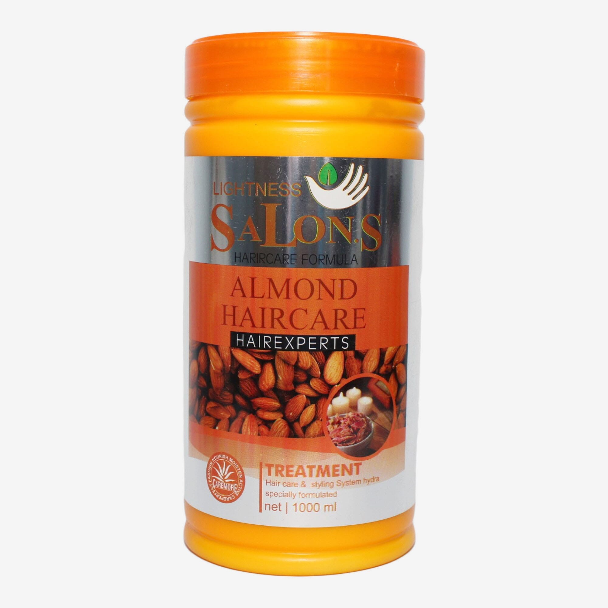 Lightness Salon Hair Treatment Hair Mask With Almond Oil-1000Ml