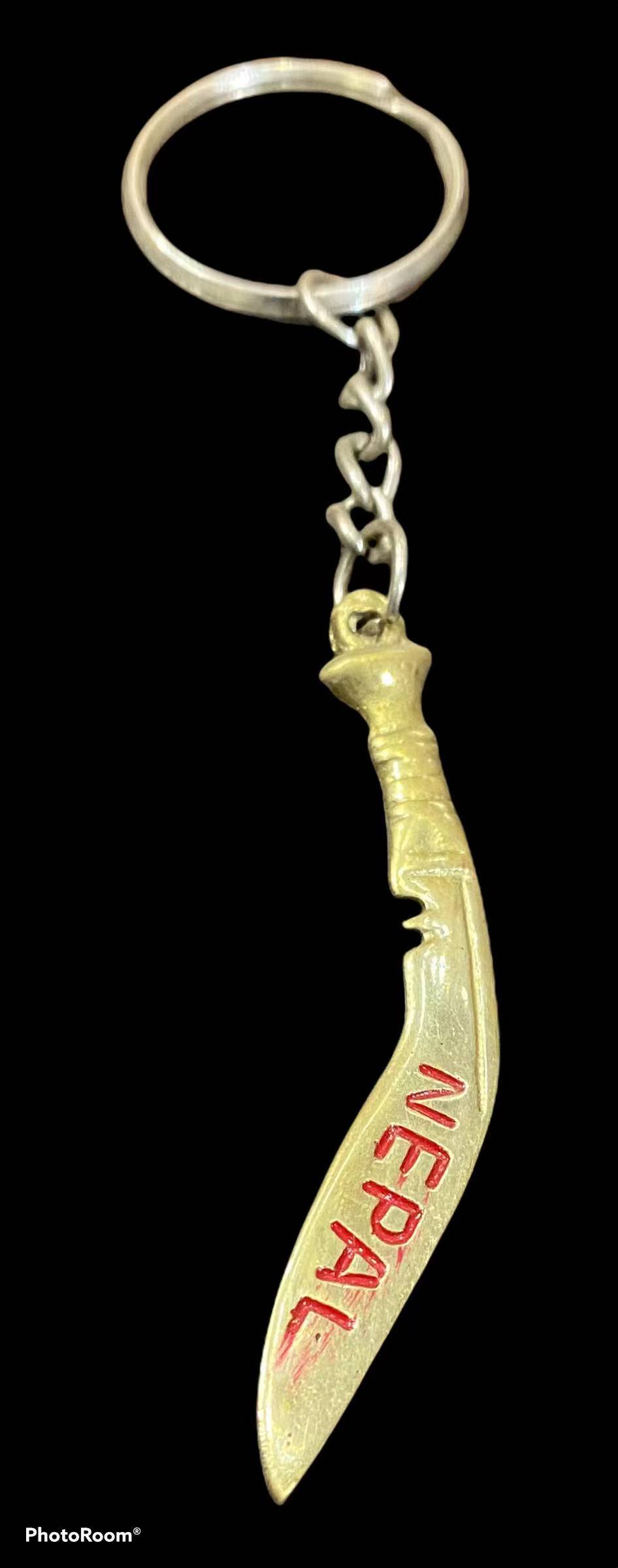 Nepal Flag Design Keyring