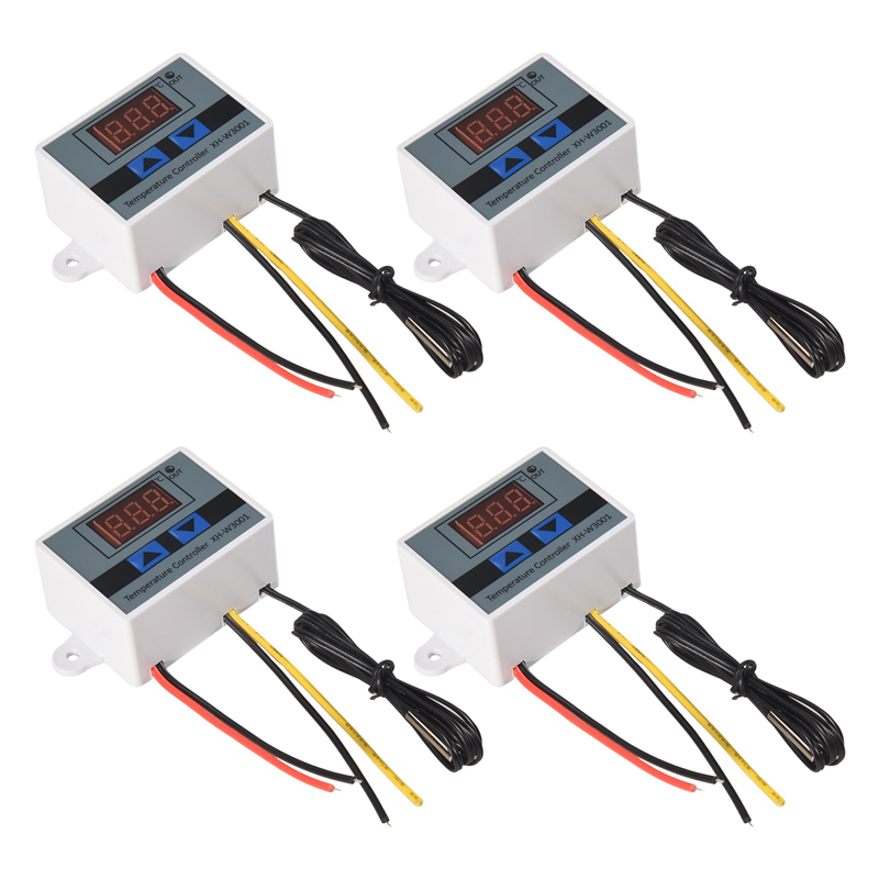 4Pc XH-W3001 Digital Temperature Controller Module Thermostat Switch