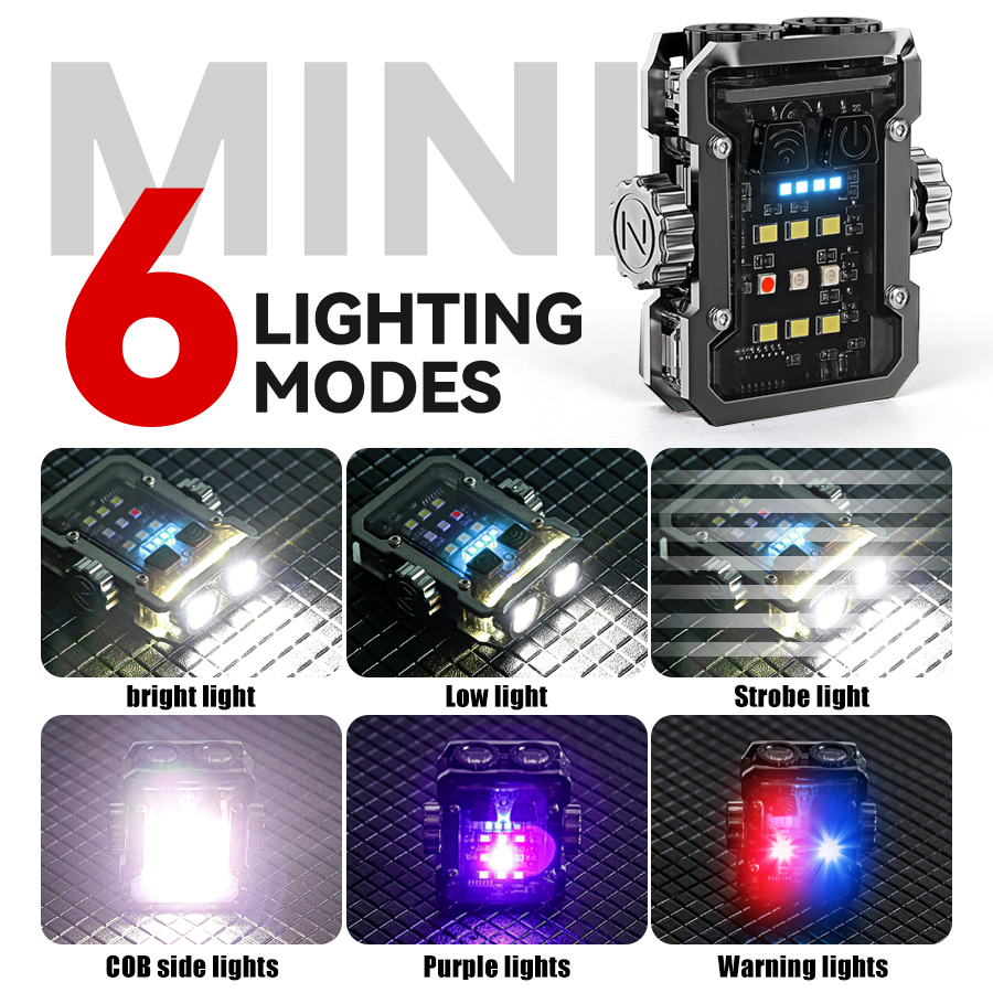New BORUiT Powerful LED Flashlight Type-c Rechargeable Power Bank Tactical Torch Waterproof Camping Emergency Lantern