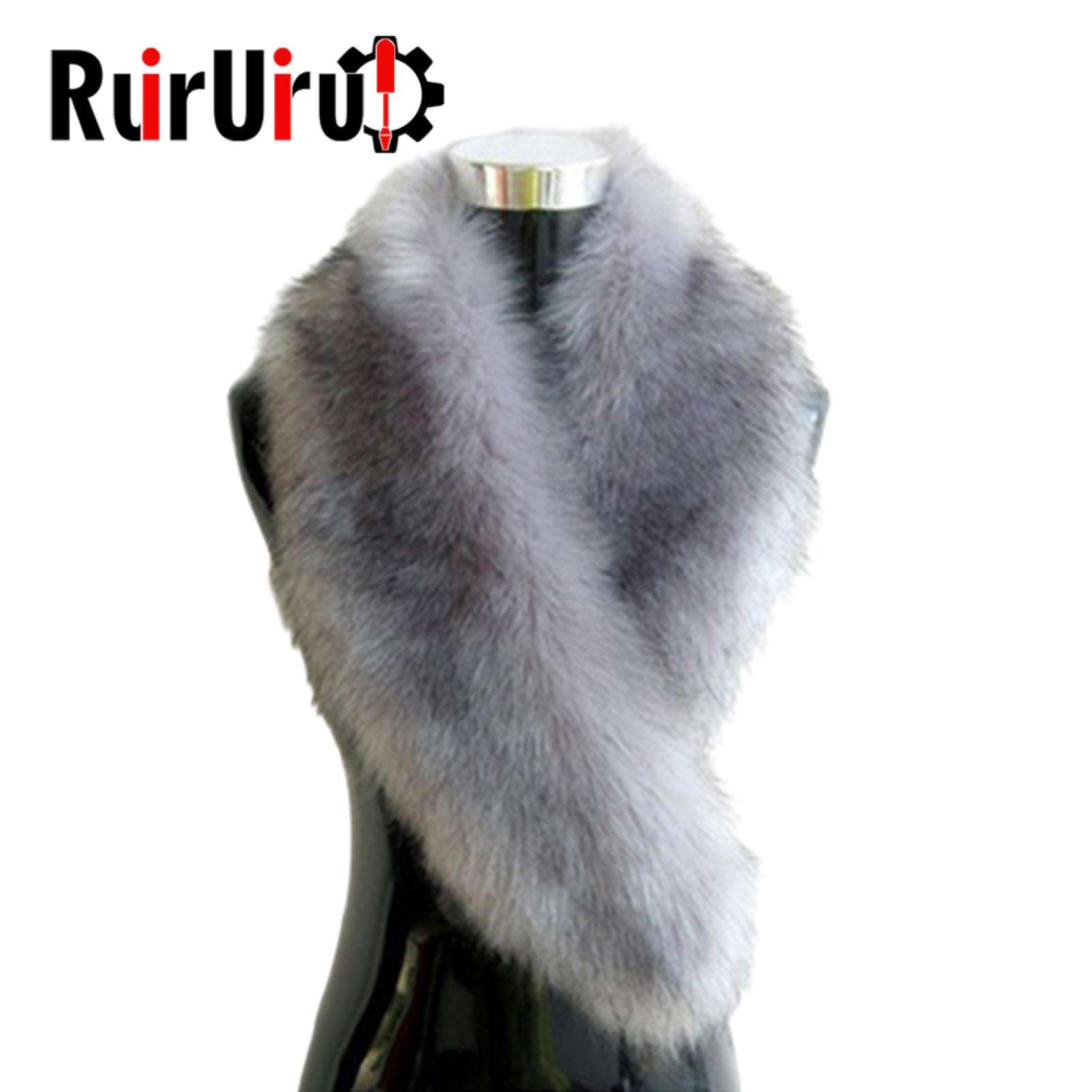 RuirUirul Women Thermal Scarf Soft Cozy Faux Fur Winter Scarf for Women Lightweight Warm Shawl Neck Wrap Stylish Solid Color Design for Cold