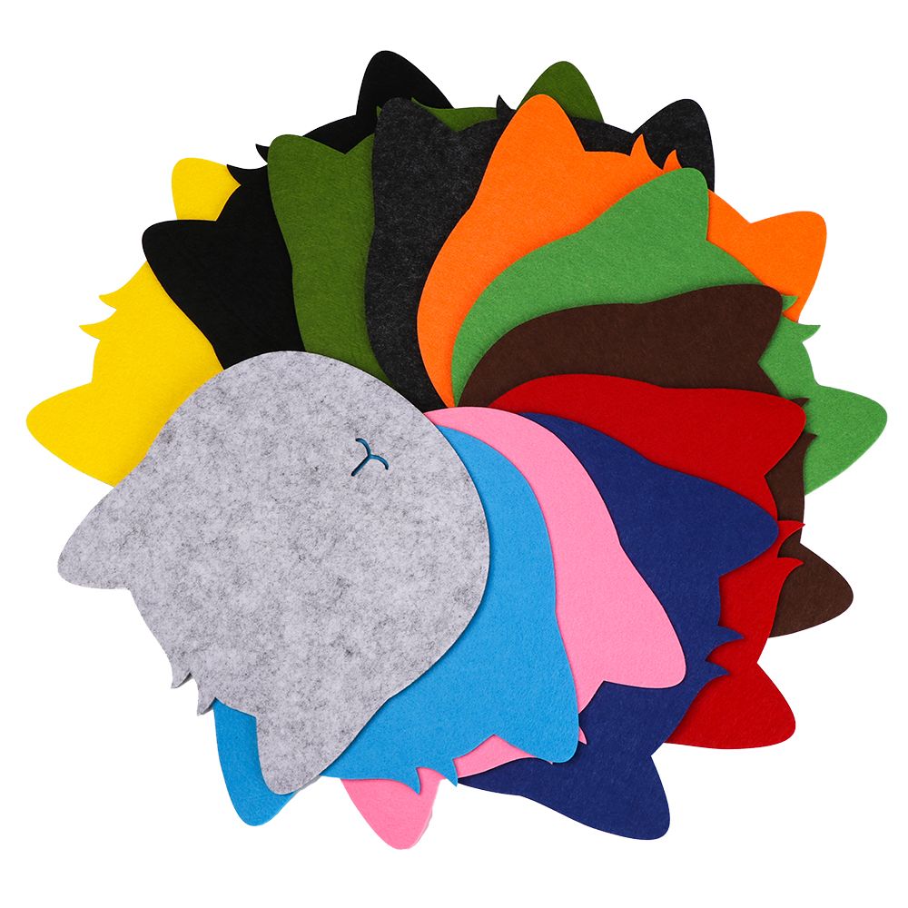 Lightweight Soft Cute Cat Shape Mouse Pad Felt Pad Mice Mat