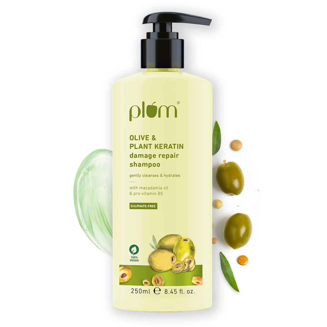 Plum Olive & Plant Keratin Damage Repair Shampoo - 250ML