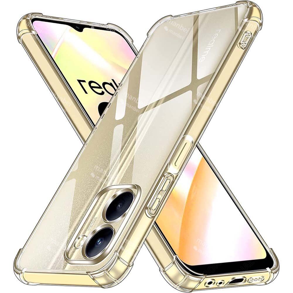 【ETOP】Shockproof Transparent Phone Case for realme C67 4G C65 C55 C53 C51 C33 2023 C35 C25 C25Y C25s C30s C30 C21 C21Y C17 C15 C12 C11 2021 C20 C20A Thick Soft Clear Anti Drop Silicone Cover Casing