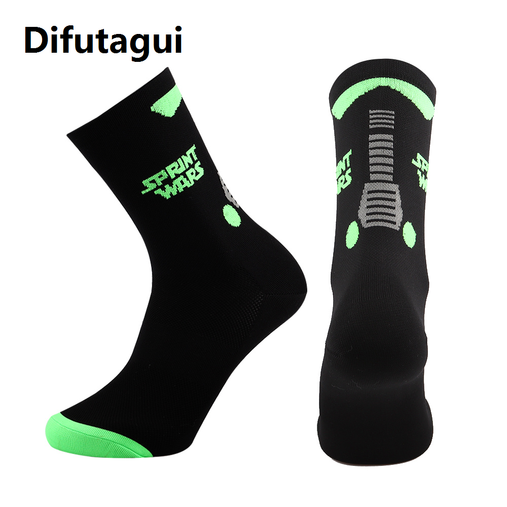 Difutagui Fifty percent discount Sports Sports 2023 SPRINT WARS Socks Riding Cycling Basketball Running Sock Hiking Tennis Ski Man Women Bike Bicycl