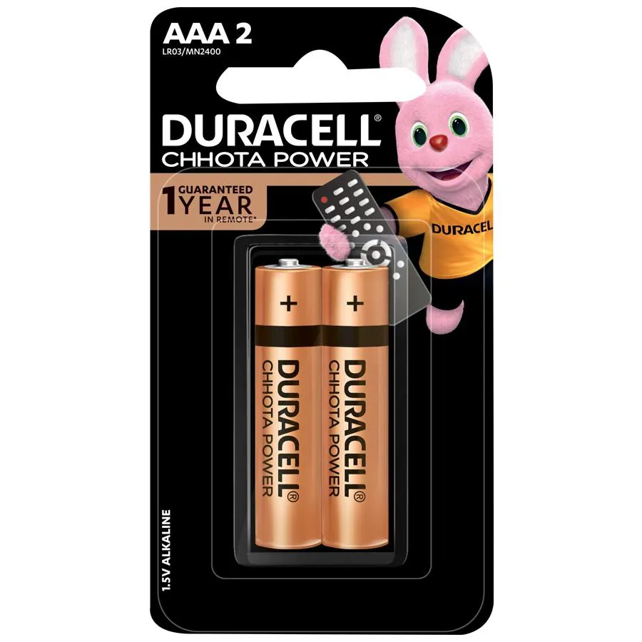 Duracell Chhota Power AA Alkaline Battery - 2 Pcs