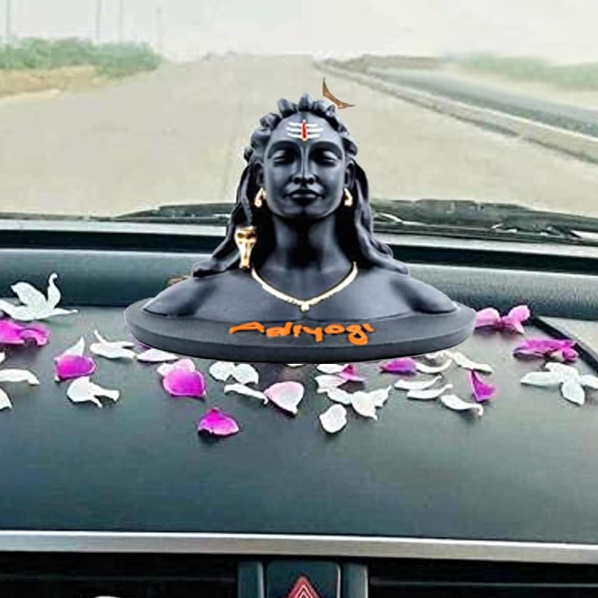 Adiyogi Shiva Statue For Car Dashboard | Mahadev Murti | Decorative Lord Shankara Showpiece