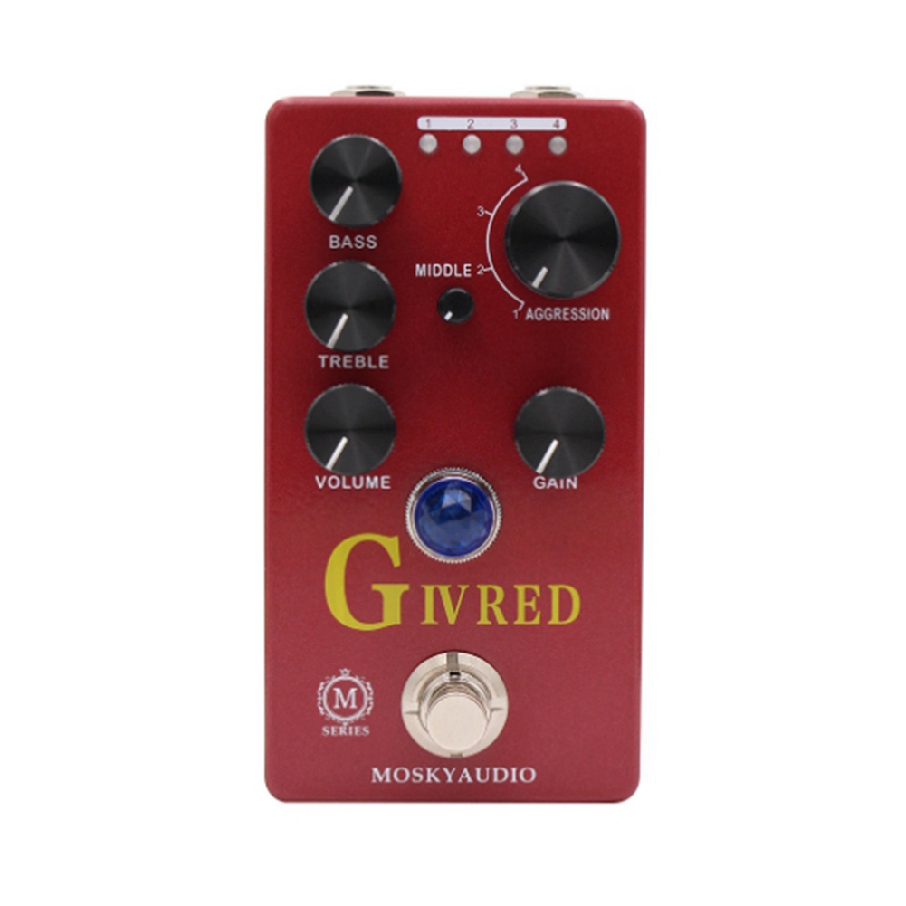 Sojhoop Audio G IV RED Channel Preamp/Overdrive/Distortion Pedal Guitar Bass Effect Pedal & Four Models with True Bypass