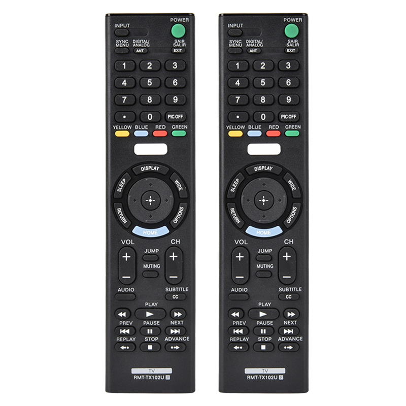 2X Smart TV Remote Control -Tx102U for -Tx100D -Tx101J -Tx101D -Tx100E -Tx101E -Tx200