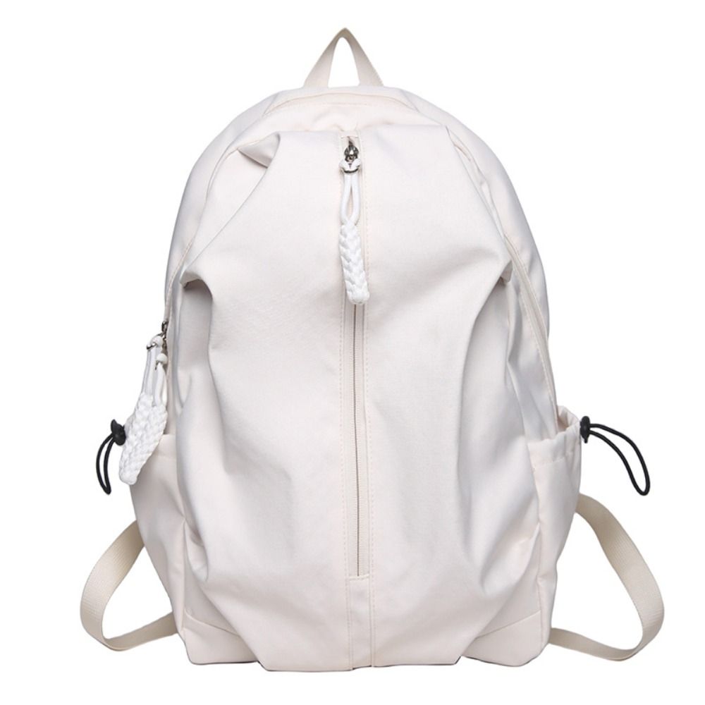 Fashion Polyester Trendy Backpack Multi-pocket Mochila Casual Schoolbags High Capacity Casual School Bags College Students