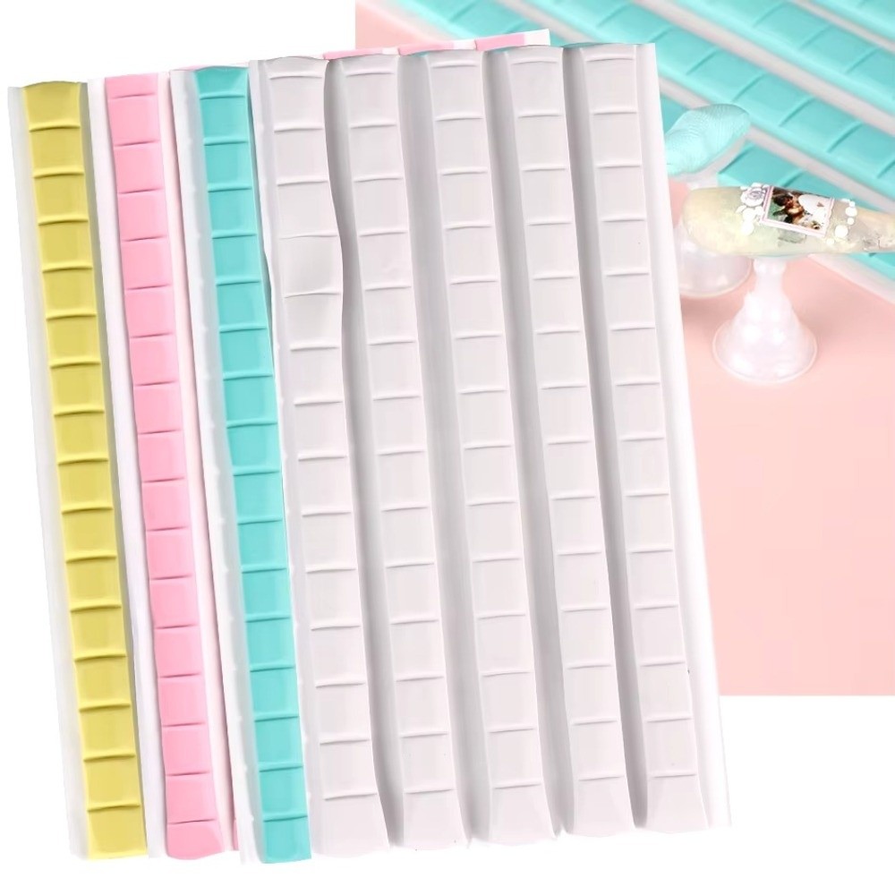 30/48/96Pcs Solid Color Reusable Reusable Adhesive Clay Tacky Gel Multifunctional Nail Art Clay Nail Practice Tool DIY Earphone Cleaning Clay Manicure Tools