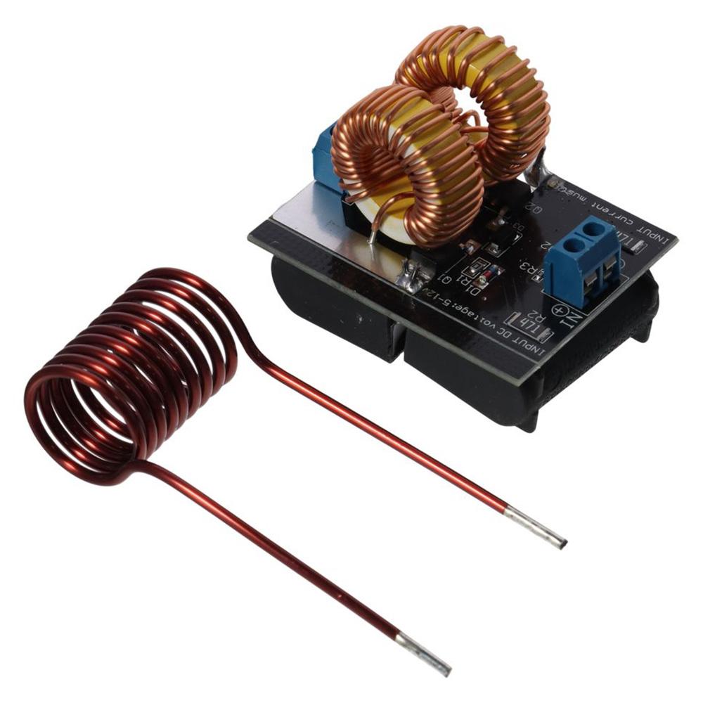 Portable Plastic Induction Heater Black Copper Heat Induction Tool DC 5V-12V Yellow Induction Heating Tesla Heating Coil Electrician