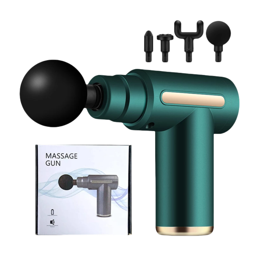Mini Portable Massage Gun - Professional-Grade Cordless Fascia Massager for Deep Tissue, Muscle Recovery & Pain Relief | Rechargeable Handheld Percussion Therapy Device for Athletes & Home Use