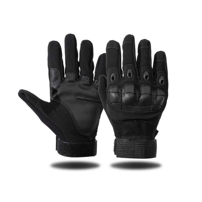 Rider Gloves for Bikers | Black Windproof Stylish And Comfortable Design Gloves (1 Pair)