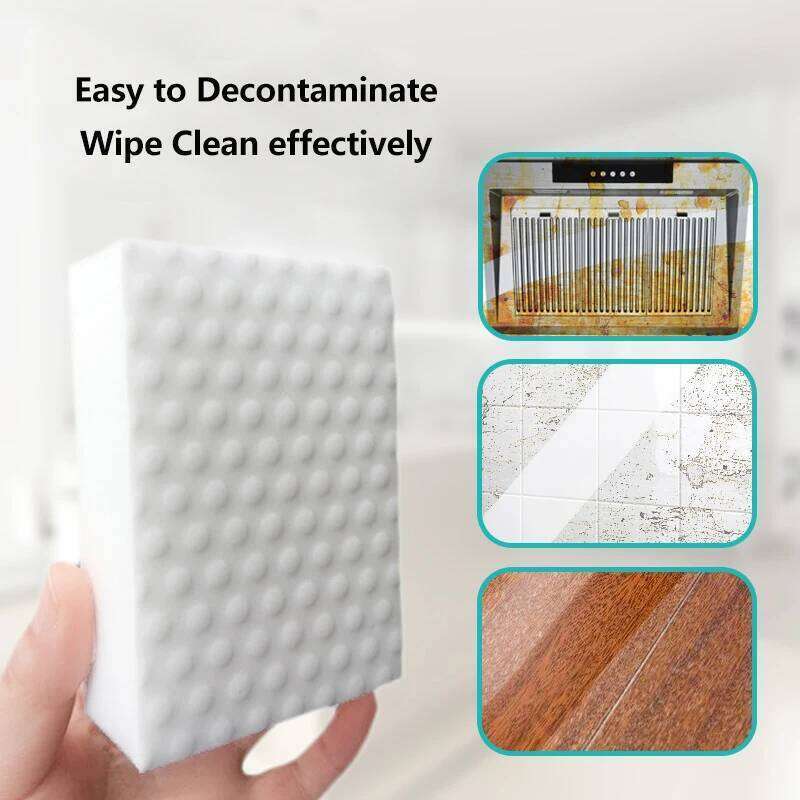 20 40 Pcs Melamine Compressed Magic Shoes Kitchen Office Bathroom Multi-function Cleaning Tools Double Compression Sponge