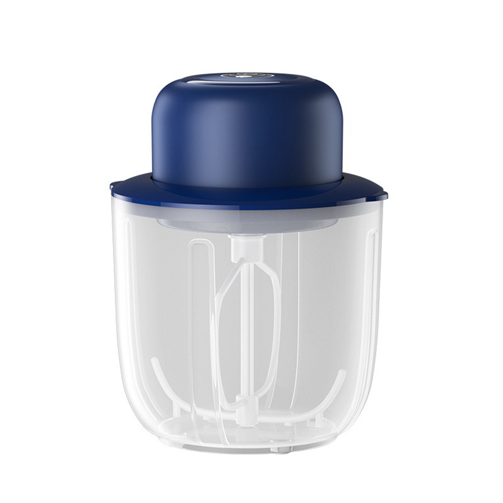 ARELENE Wireless Electric Whisk Stand Mixer Electric Egg Beater Milk Cream Blender Automatic USB Charging,1000Ml (Blue)