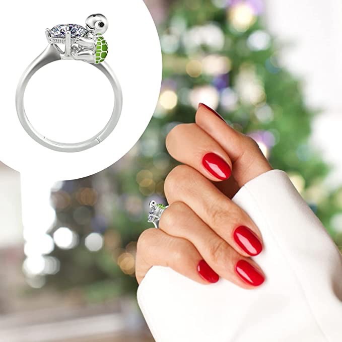 【New arrivals】New Style Simple Personalized Oil Dropping Ring Cute Geometric Adjusting Ring