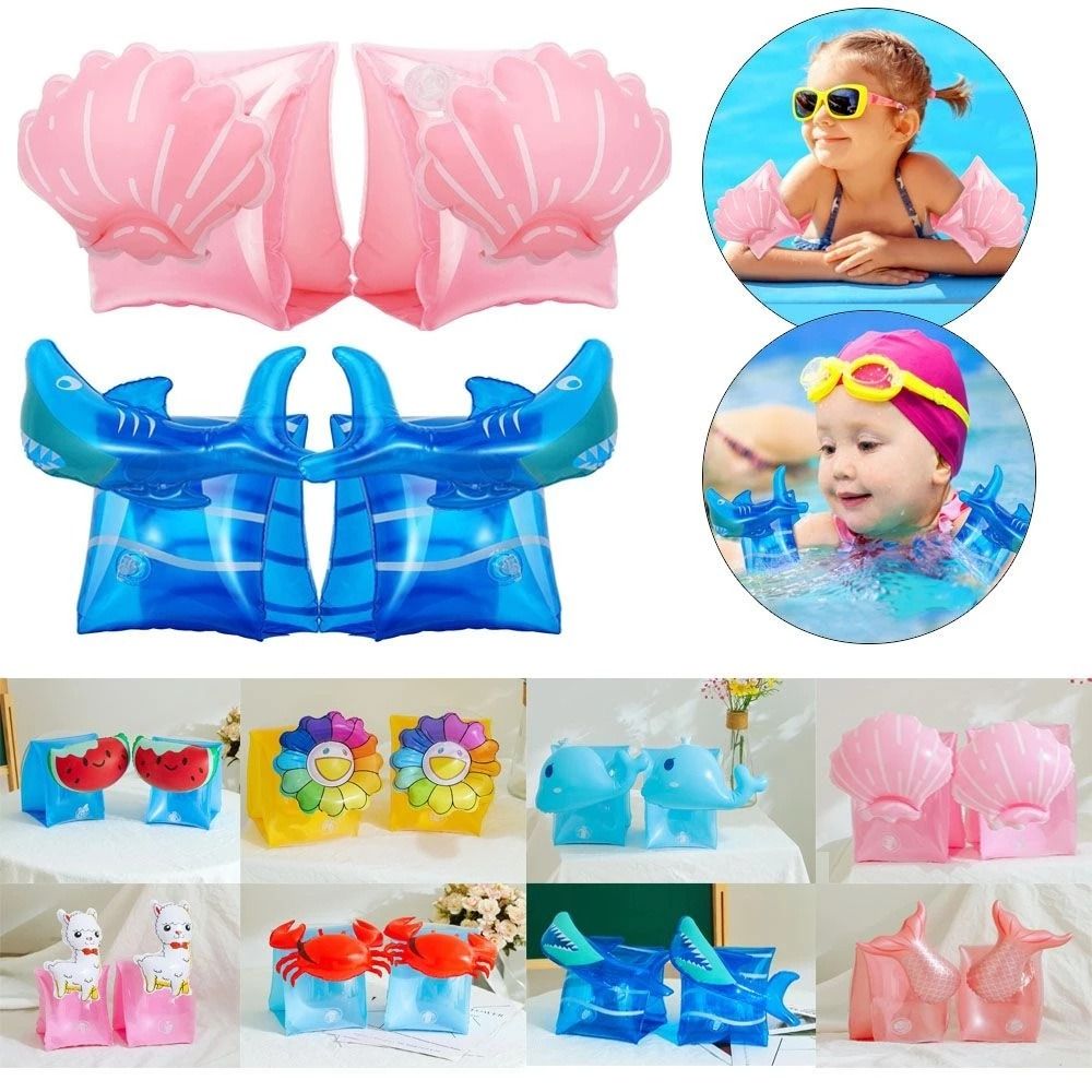 Safety Training for Kids Crab Pool Buoys Dinosaur Inflatable Pool Float Swimming Armbands Inflatable Circle Float Swimming Arm Ring