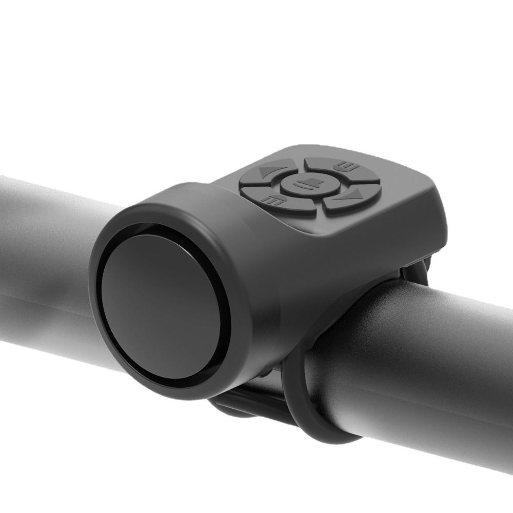 Durable USB Rechargeable Bike Electric Horn 4 Sound Modes Waterproof Loud Bells 120db Super Loud Safety Warning Electronic Bike Bell Bike Accessories