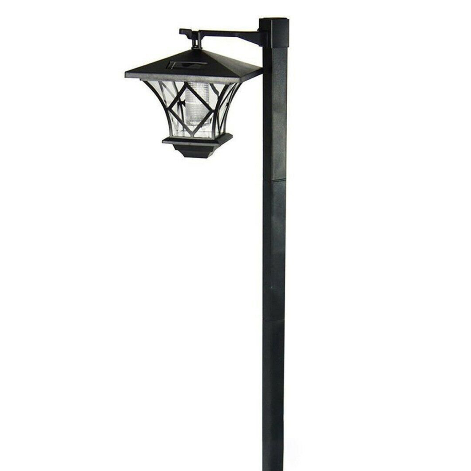 OUMERY 1.5M LED Solar Powered Traditional Garden Lamp Post Lamppost Lantern Light Decor
