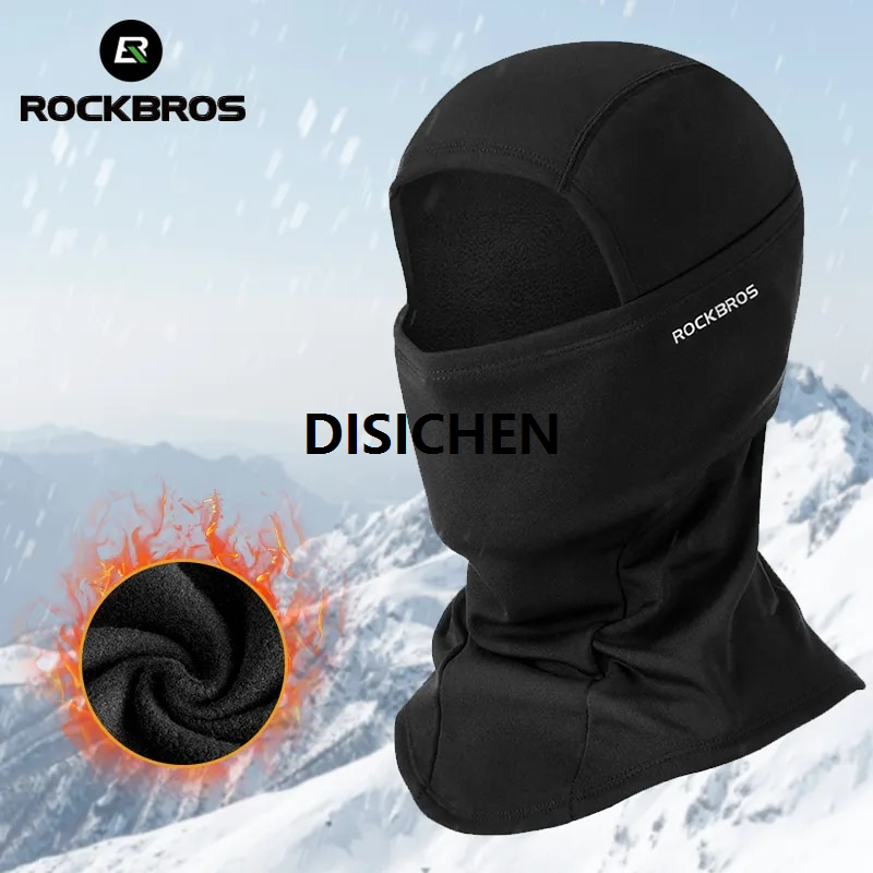 DISICHEN ROCKBROS Full Face Mask Warm Winter Scarf Balaclava Helmet Liner Fishing Skiing Hiking Bike Mask Windproof Breathable Headgear Fifty percent discount