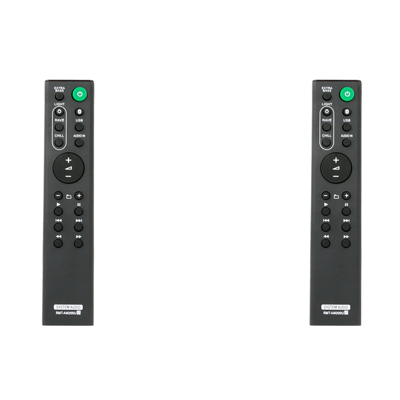 ARELENE 2X New Replacement Remote -AM200U GTK-XB7 Speaker System
