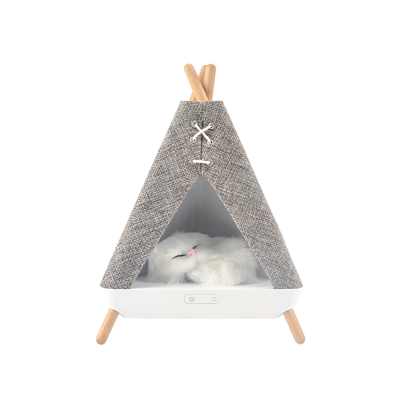 OUMERY Tent Shaped Wireless Bluetooth Speaker Lamp Night Light Table Lamp 2 in 1 with Lighting and Music Player Functions
