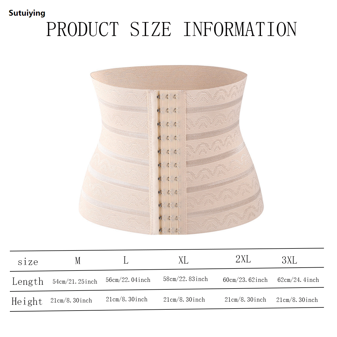 Sutuiying 1pc Yoga Sports Belt Postpartum Plastic Waist High Quality Belly Belt Fat Burning Shaping Belt