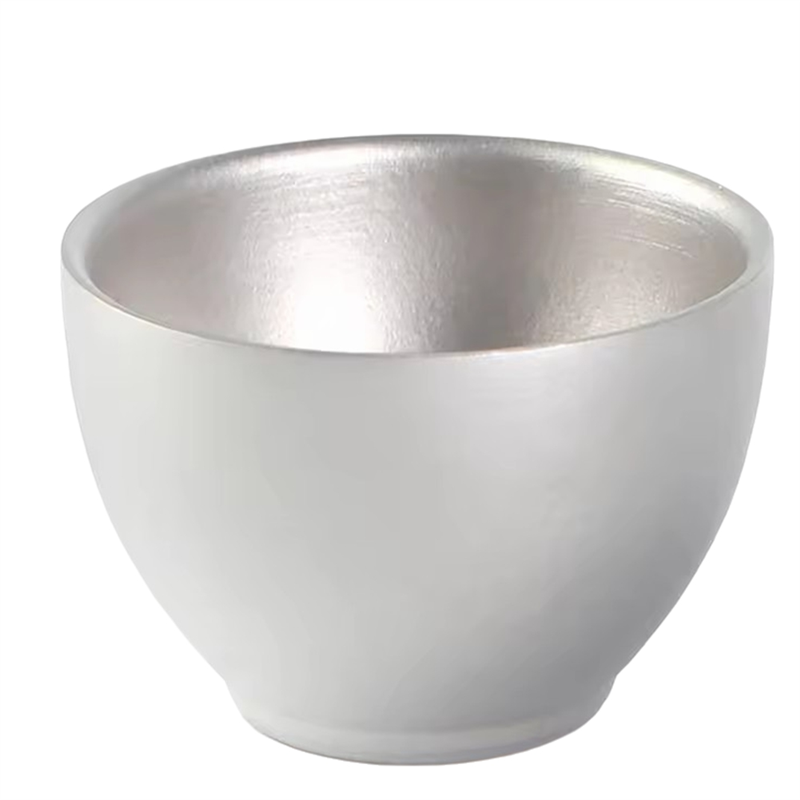 NAMUNY Camping Titanium Tea Cup Outdoor Portable Picnic Cookware Ti Double-Wall TeaCup Hiking Tea Cup Accessory 1PCS