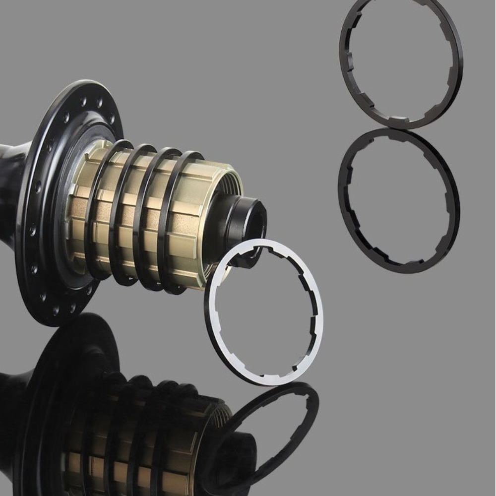 New TOOPRE Bicycle Hub Washer Aluminum Alloy 1/1.5/1.85/2/2.18/2.35mm Bike Flywheel Hub Spacers Road Bike Cassette Flywheel Spacer