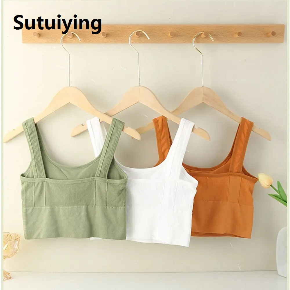 Sutuiying Thermal Summer New Style Breathable Inner and Outer Wear Vest Women No Steel Ring Gather Sports Underwear Sport Bra Workout Top