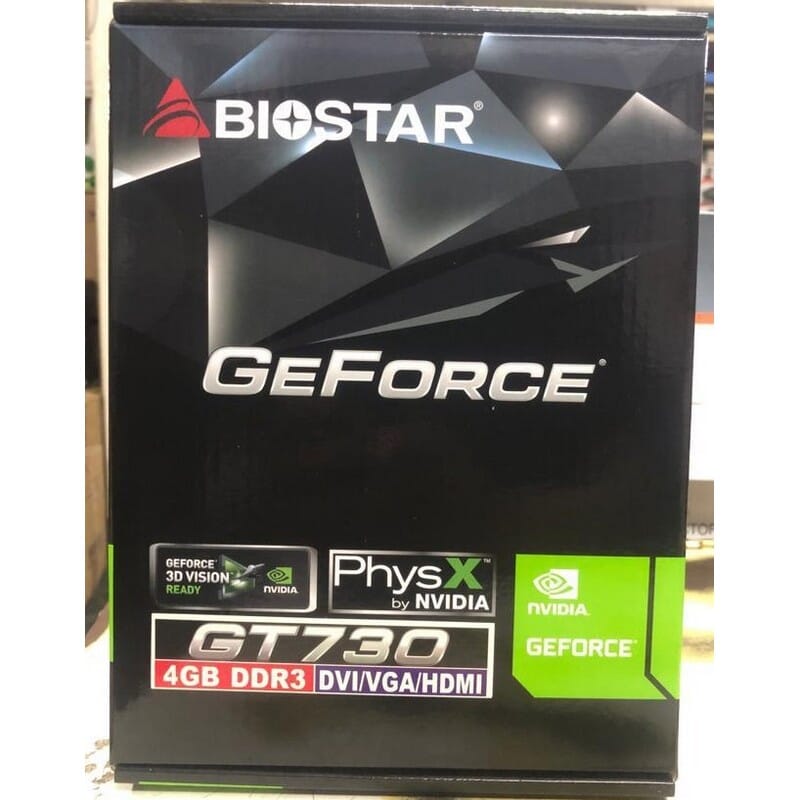 Biostar NVIDIA GeForce GT730 GPU 4GB Graphic Card
