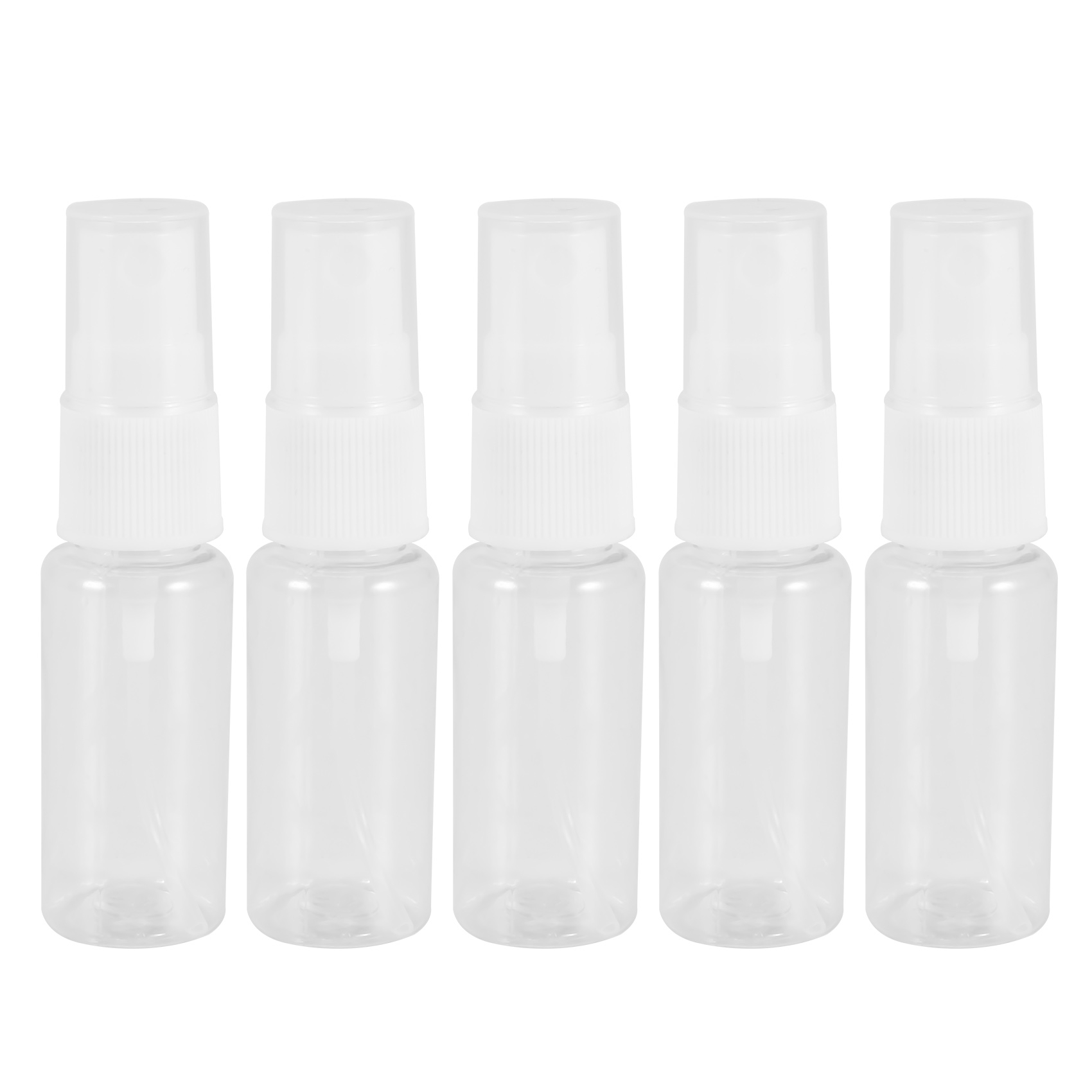 5Pcs Beauty Transparent Plastic Perfume Empty Bottle 20Ml