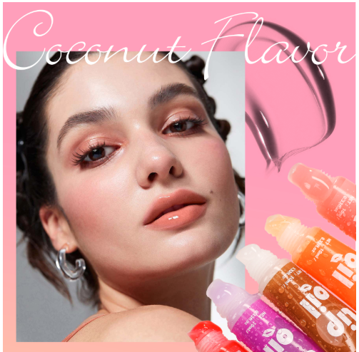 MLSMILE 6 Color fruity Mirror Lip Oil Long-lasting waterproof moisturizing easy color pearl Water light makeup