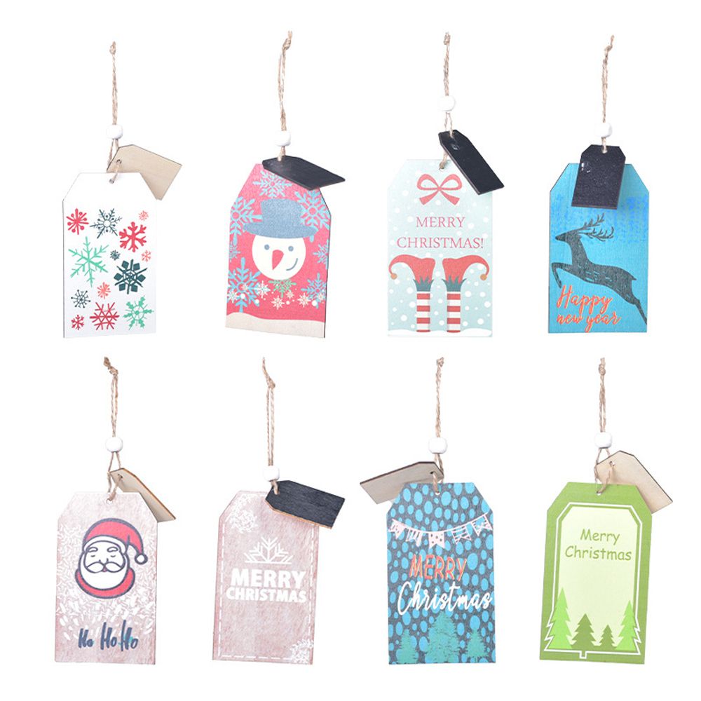 Elk Christmas Tree Xmas Supplies Christmas Decorations Drop Ornaments Xmas Pendant Hanging Tags