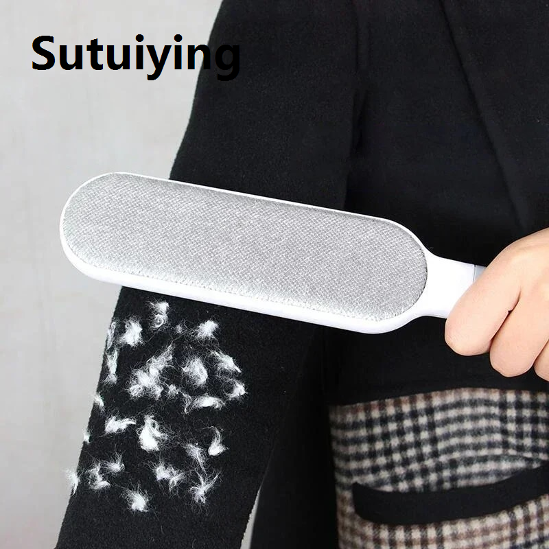 Sutuiying transparent bag New Portable Pet Hair Remover Brush Lint Roller sweaters Sofa Clothes for For Animals Dogs Cats Scrapers cleaning tools