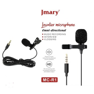 Jmary Mc R1 3.5Mm Clip On Mini Lapel Microphone