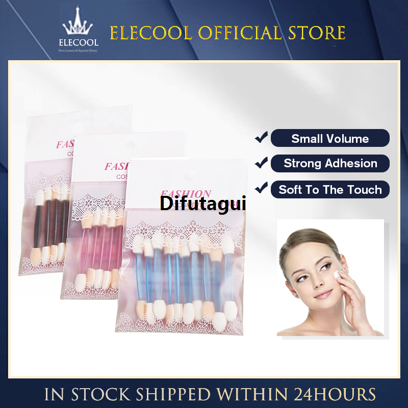 Difutagui Mini Born Eyeshadow Applicator Double Headed Sponge Stick Makeup Sup【2025 Fifty percent discount Version】plies Portable Eye Shadow Brushes Nail Mirror Powder Brush