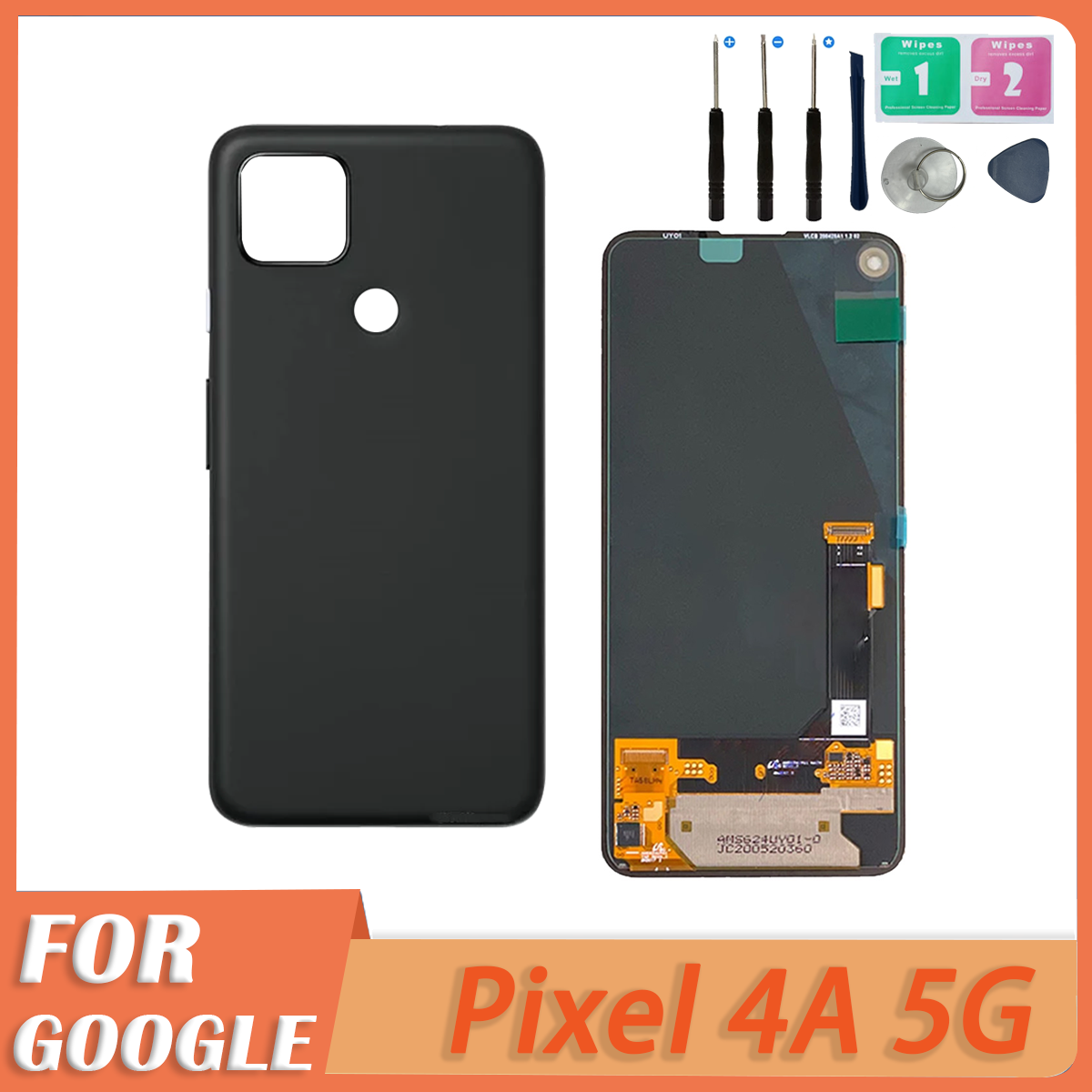 HOT High Quality For Google Pixel 4A LCD Display Touch Screen Digitizer Assembly Replacement For Google Pixel 4A 5G LCD Screen