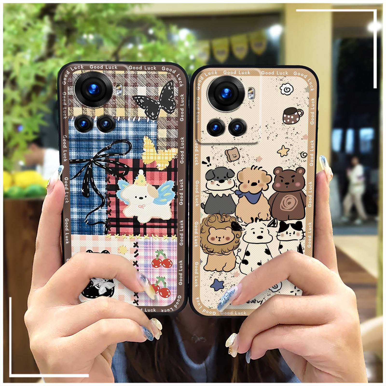 Waterproof TPU Phone Case For One Plus Ace 5G/1+ACE 5G/1+10R Durable Cover Cartoon Graffiti Phone Pouch Dirt-resistant