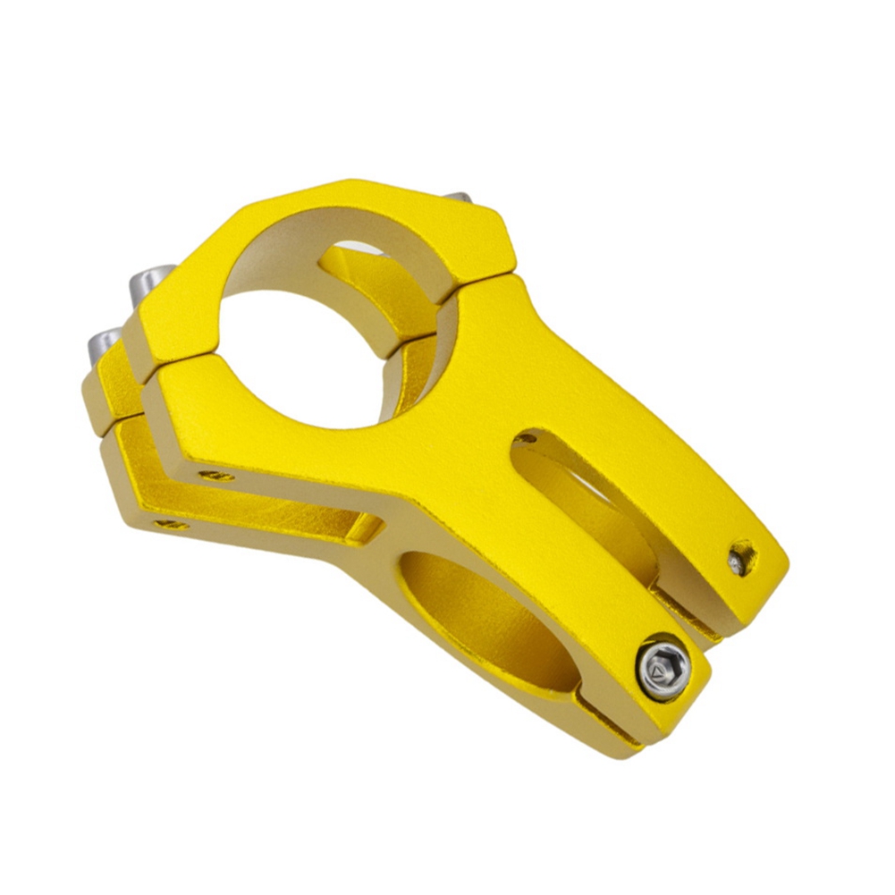 Mountain Road Bike Handlebar Stem 31.8mm Stem Hollow Aluminum Yellow