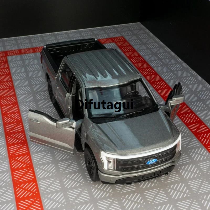 Difutagui Special Offer 1:36 Ford F-150 Lightning Alloy Die Cast Toy Car Model Sound 【2025 Version】 and Light Pull Back Children Toy Collectible Ornament Birthday Gift
