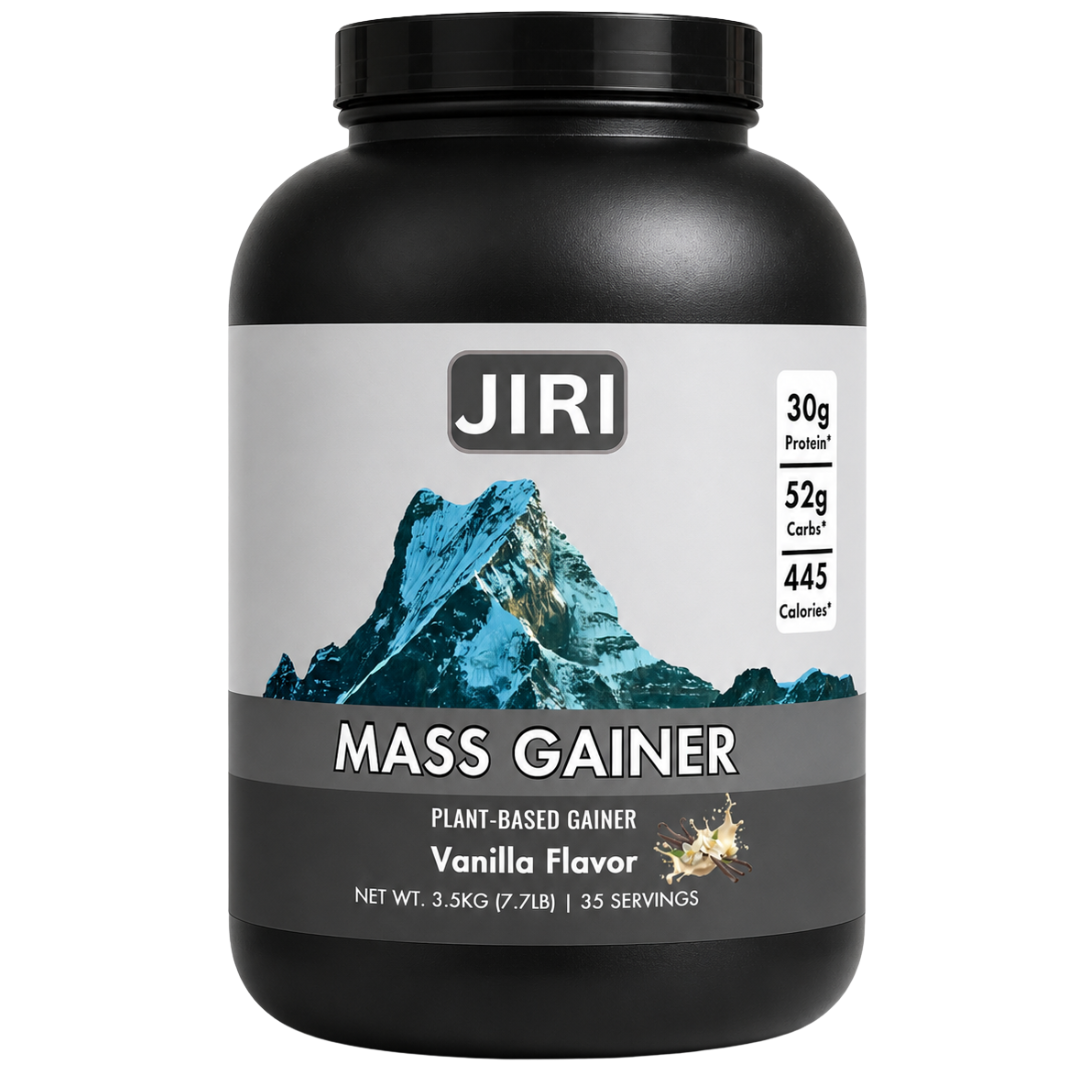 JIRI NUTRITION PLANT BASED MASS GAINER POWDER - VANILLA, 3.5KG
