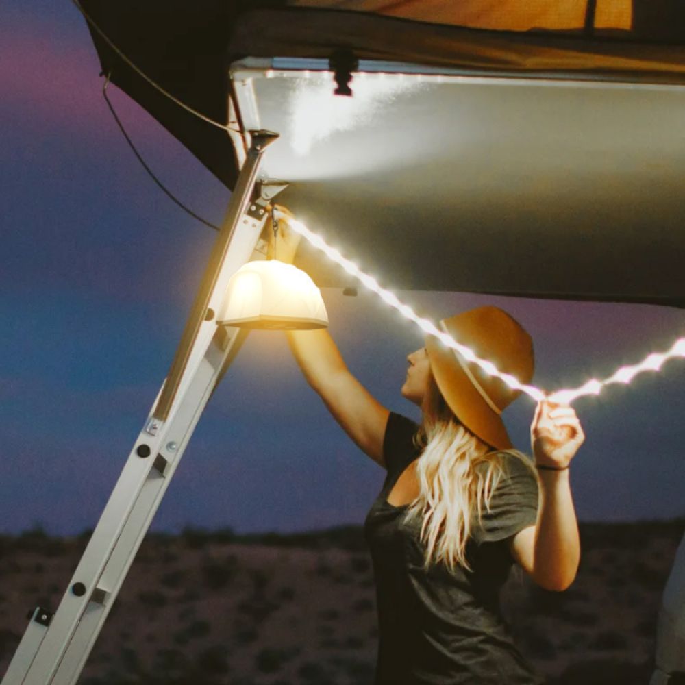 Portable Charging LED Outdoor Camping Light Waterproof Ambient Light Portable Camping Tent Light Emergency Flashlight 10M Length Outdoor String Lights Emergency Use