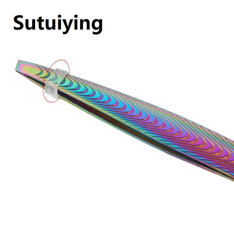 Sutuiying 1Pcs Professional Eyebrows Tweezers Trimmer Beard Eyelash Brow Hair Removal For Face Makeup Tool Man Or Women