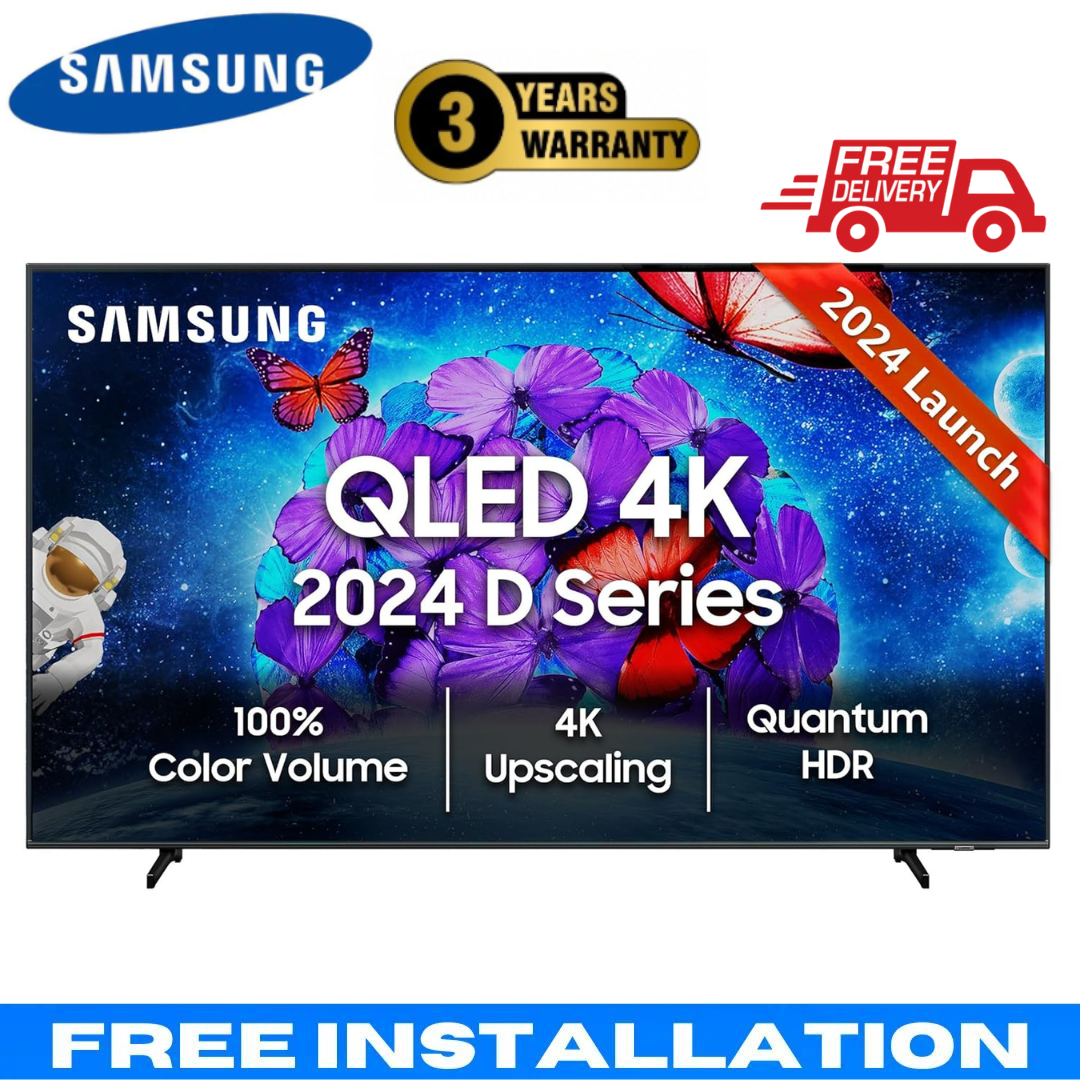 Samsung 138 cm (55 inches) QE1D Series 4K Ultra HD QLED Smart TV QA55QE1DAULXL (Black)