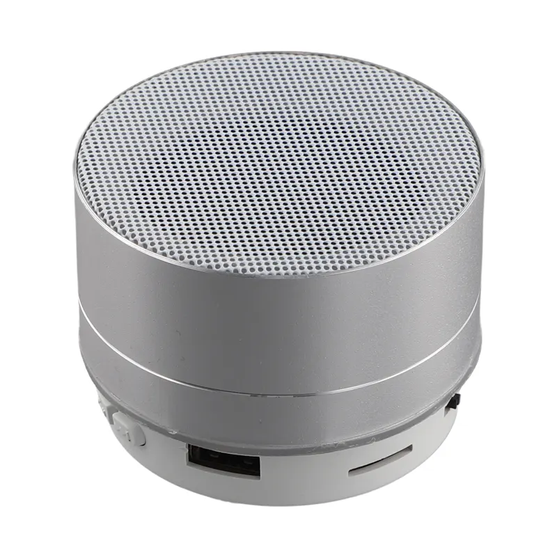 ARELENE Wireless Mini Super Bass Bluetooth Music Speaker Tablet Silver Grey
